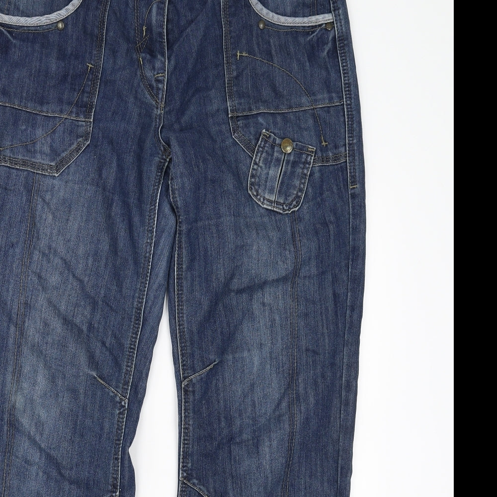 George Womens Blue   Straight Jeans Size 14 L30 in