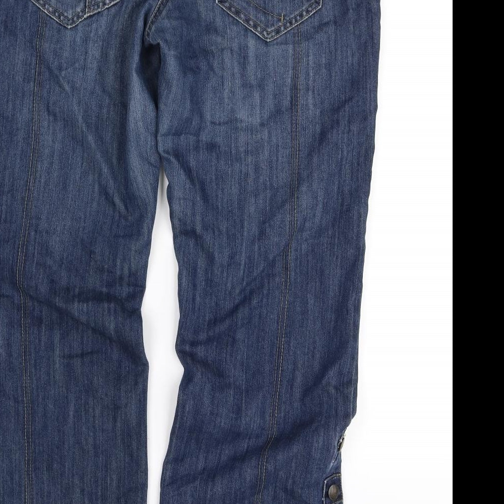 George Womens Blue   Straight Jeans Size 14 L30 in