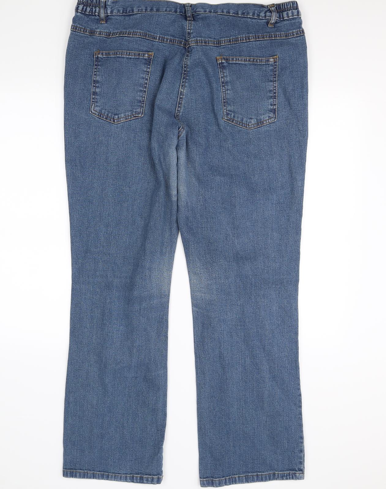 being casual Womens Blue   Straight Jeans Size 20 L30 in