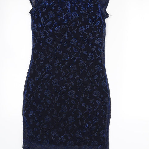 Tammy Girls Blue Floral  Mini  Size 13 Years