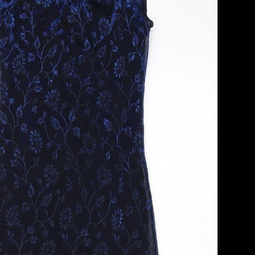 Tammy Girls Blue Floral  Mini  Size 13 Years