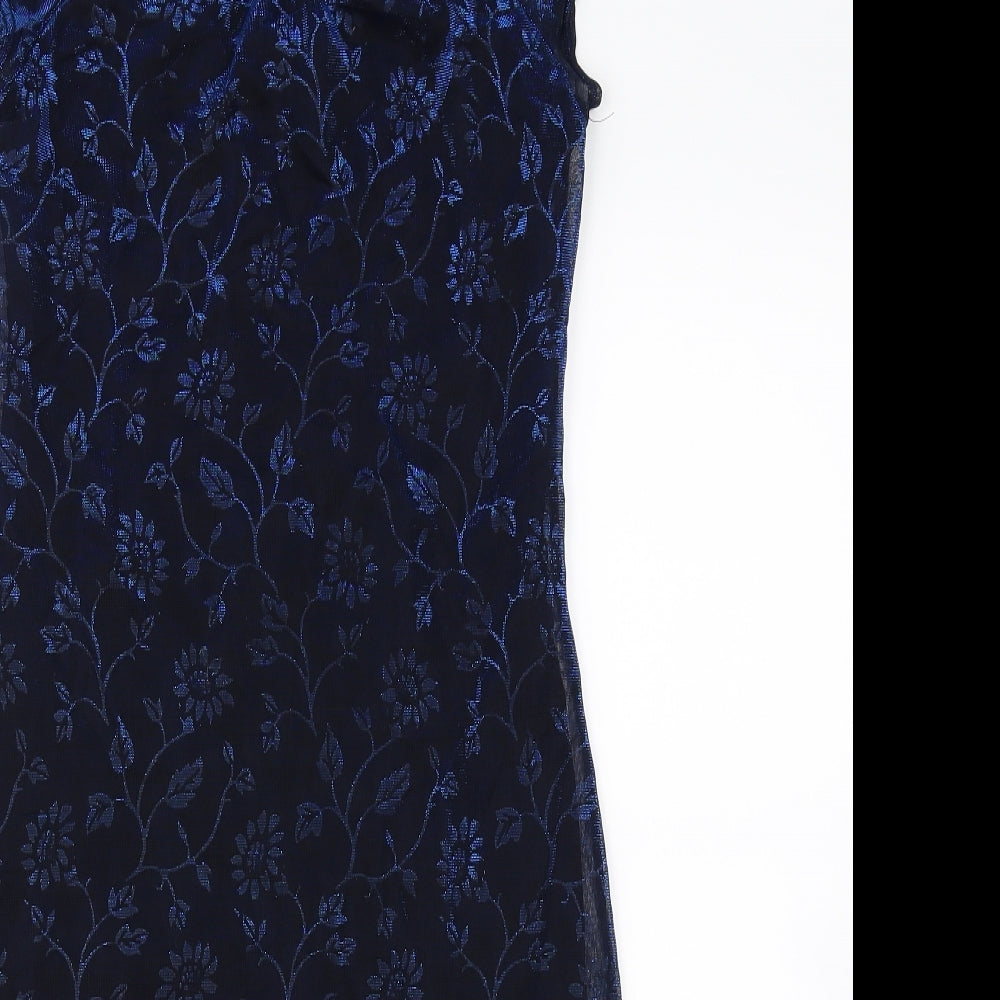 Tammy Girls Blue Floral  Mini  Size 13 Years