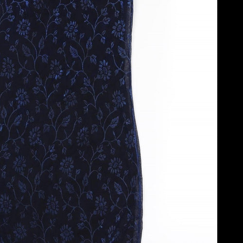 Tammy Girls Blue Floral  Mini  Size 13 Years