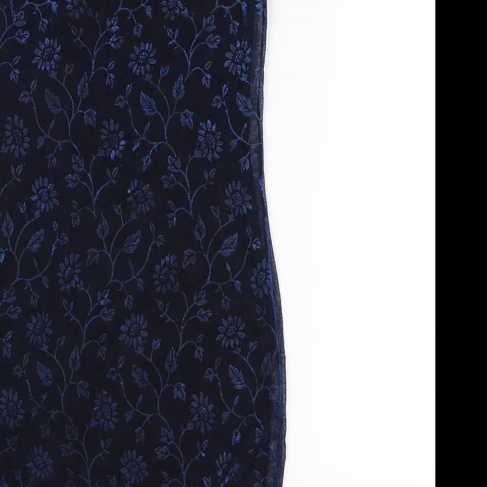 Tammy Girls Blue Floral  Mini  Size 13 Years
