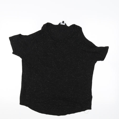New Look Womens Black   Basic T-Shirt Size 12  - no shoulders