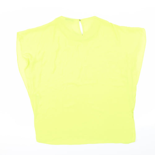 Preworn Womens Green   Basic Blouse Size M