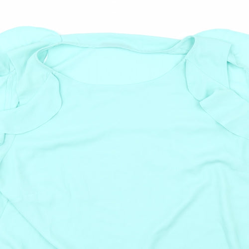 Preworn Womens Green   Basic Blouse Size 16
