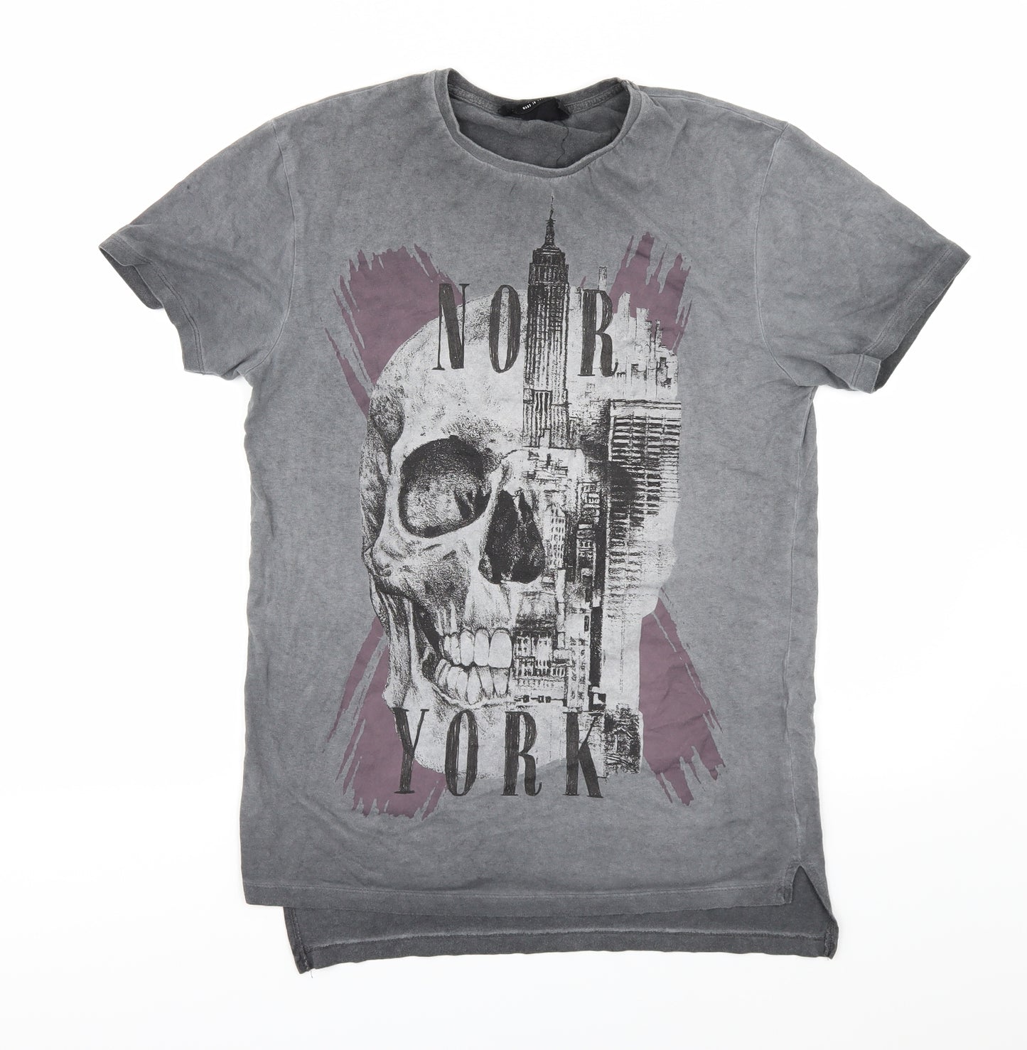 Cedar Wood State Mens Grey  Jersey  T-Shirt Size S