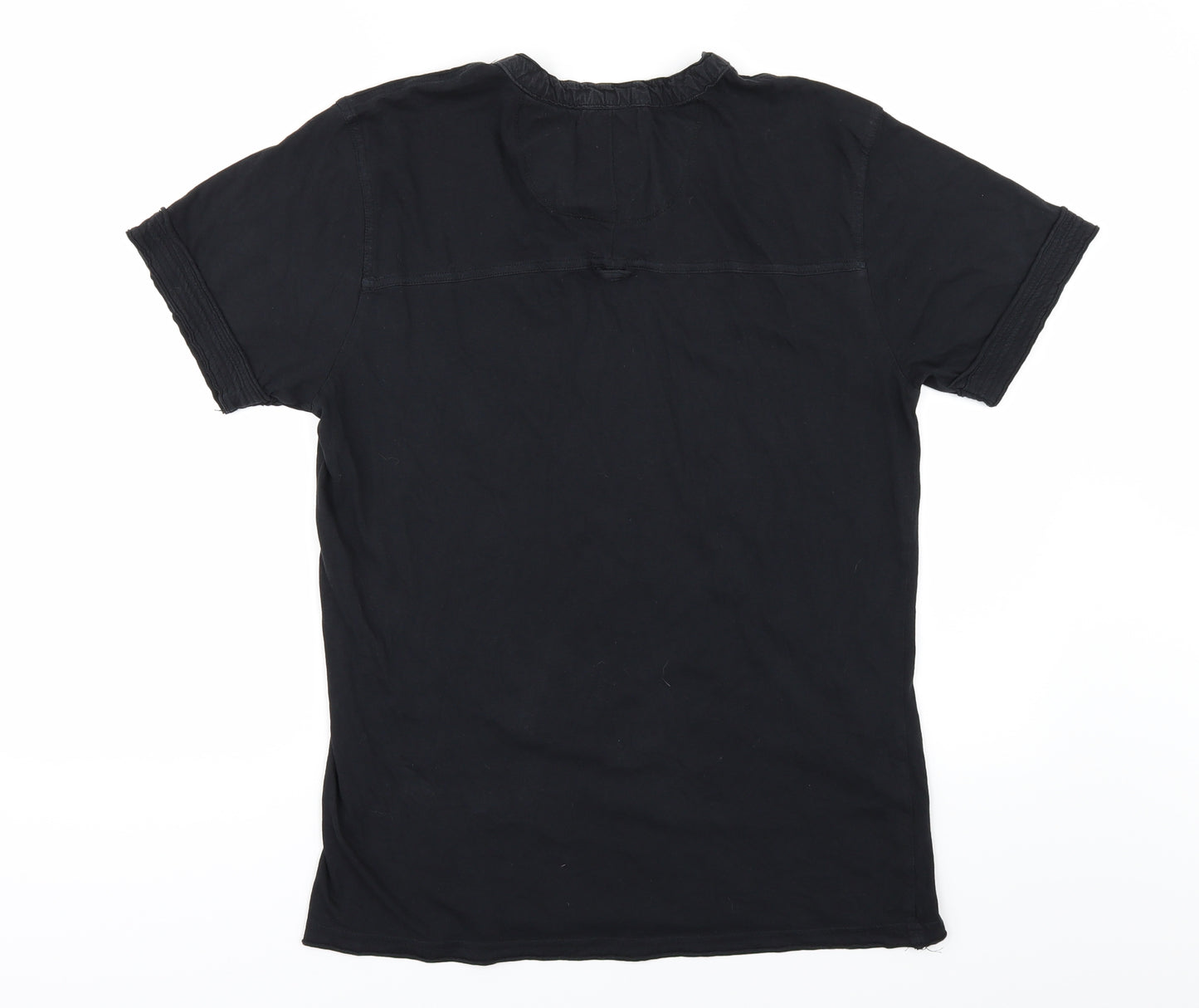 Firetrap Mens Black  Jersey  T-Shirt Size M