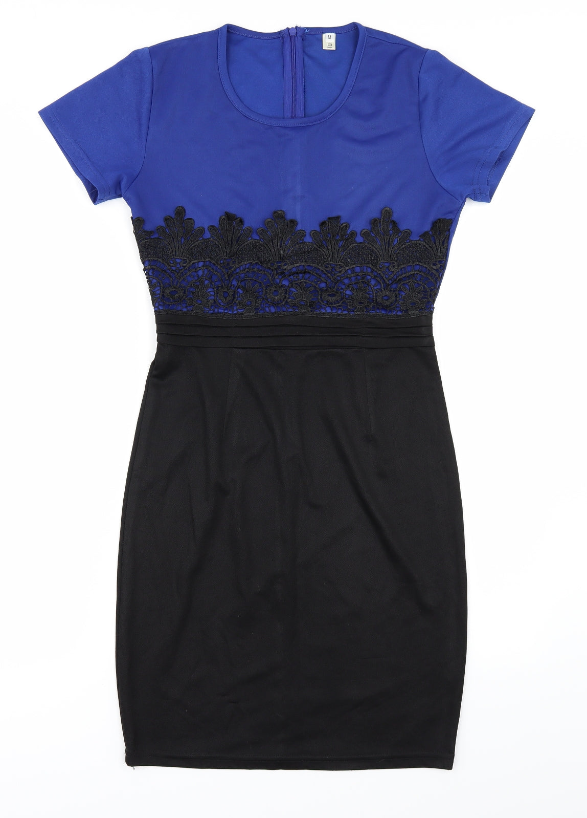 Preworn Womens Blue Colourblock  Shift  Size M