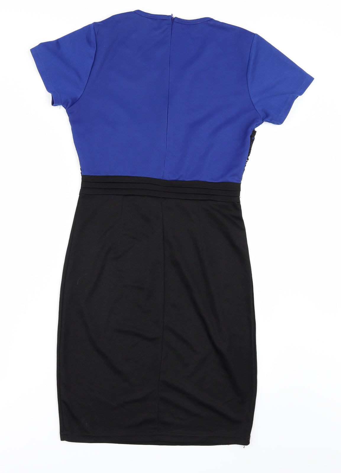 Preworn Womens Blue Colourblock  Shift  Size M