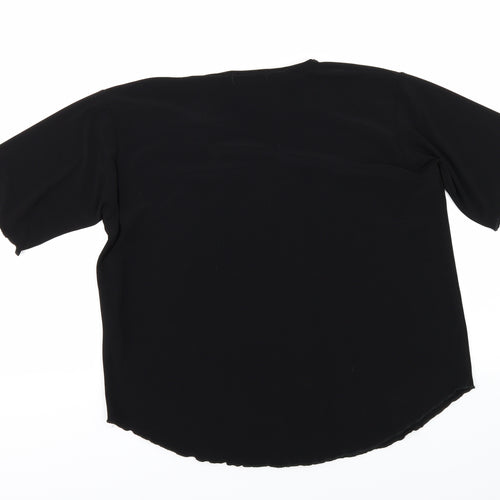 Sonic Womens Black   Basic T-Shirt Size 18
