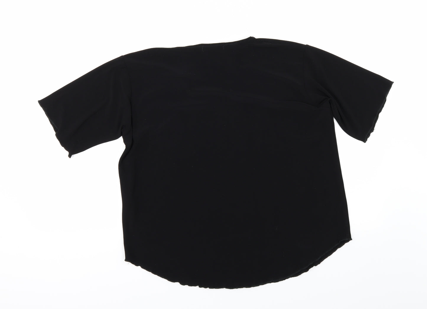 Sonic Womens Black   Basic T-Shirt Size 18
