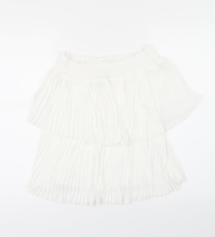 F&F Womens White   Basic Blouse Size 6