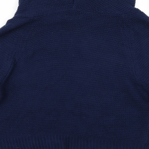 Amanti Womens Blue  Knit Cardigan Jumper Size M