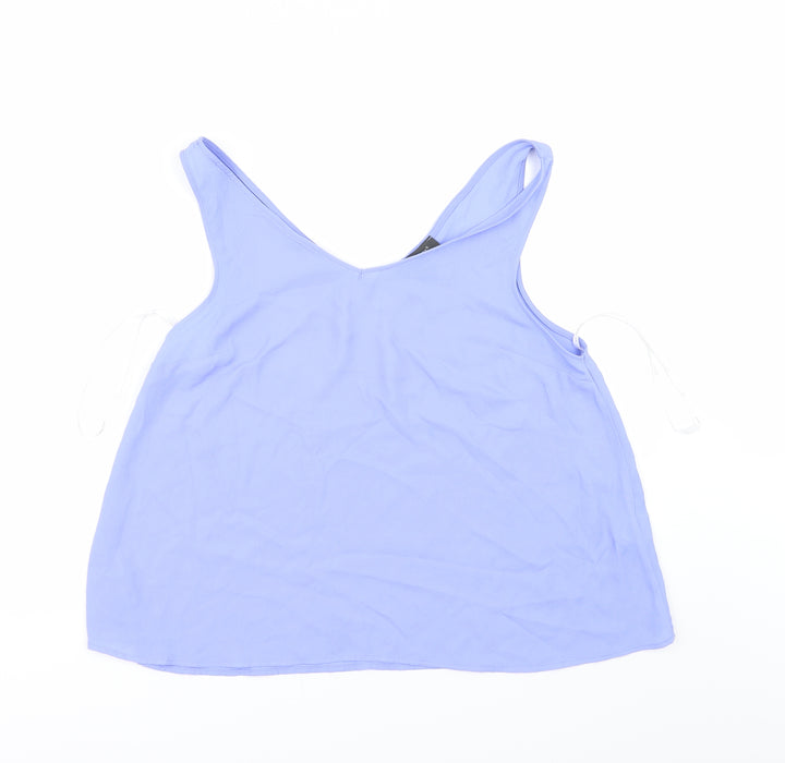 Primark Womens Purple Satin Basic Tank Size 10
