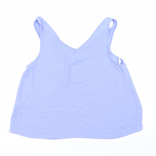 Primark Womens Purple  Satin Basic Tank Size 10