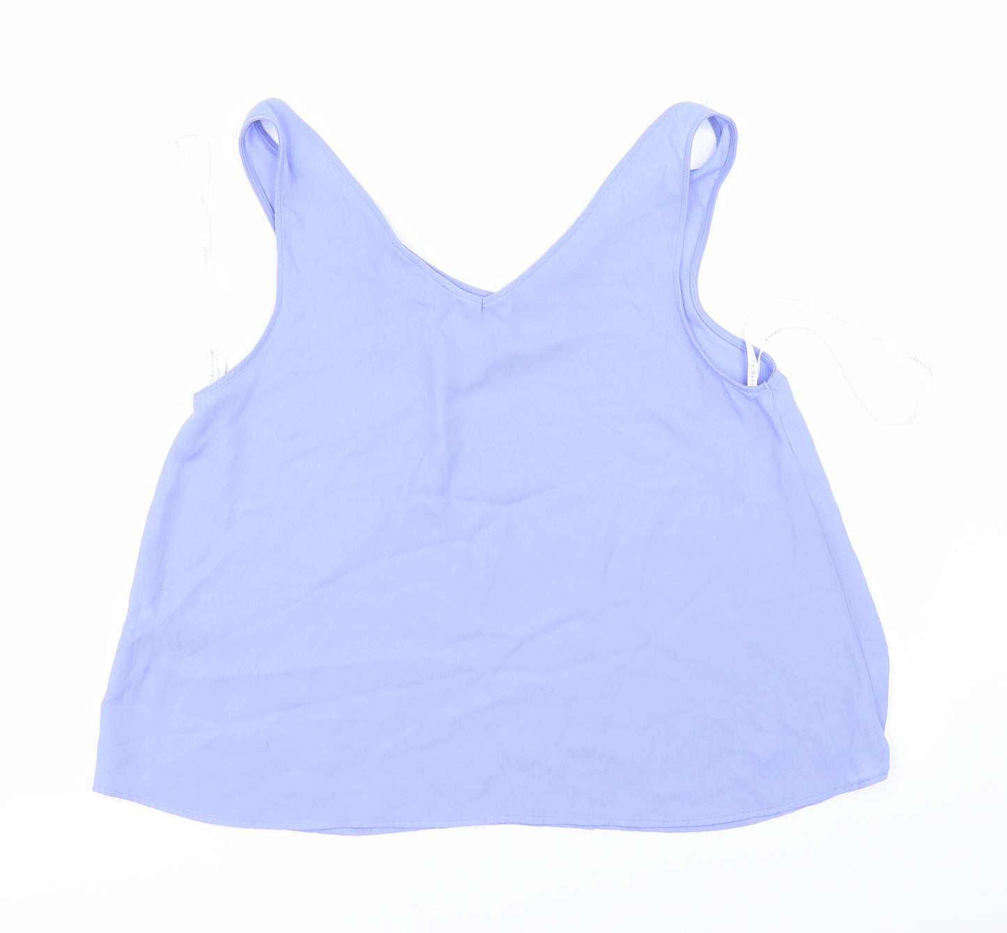 Primark Womens Purple  Satin Basic Tank Size 10