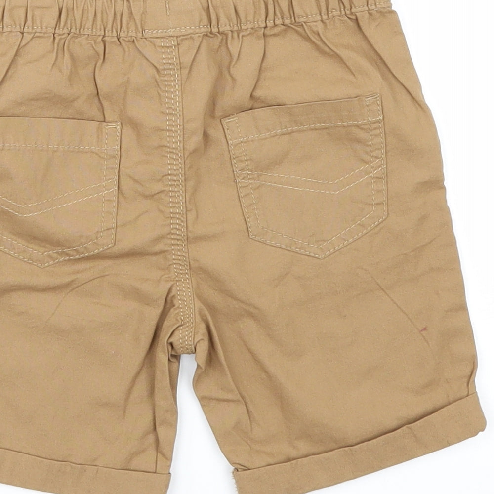 George Boys Brown   Chino Shorts Size 3-4 Years