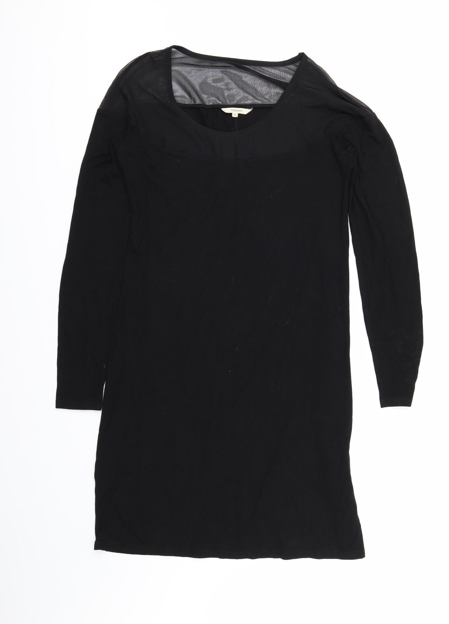 Nappies Womens Black  Jersey Shift