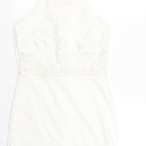 PERISIAN Womens White   Mini  Size 10