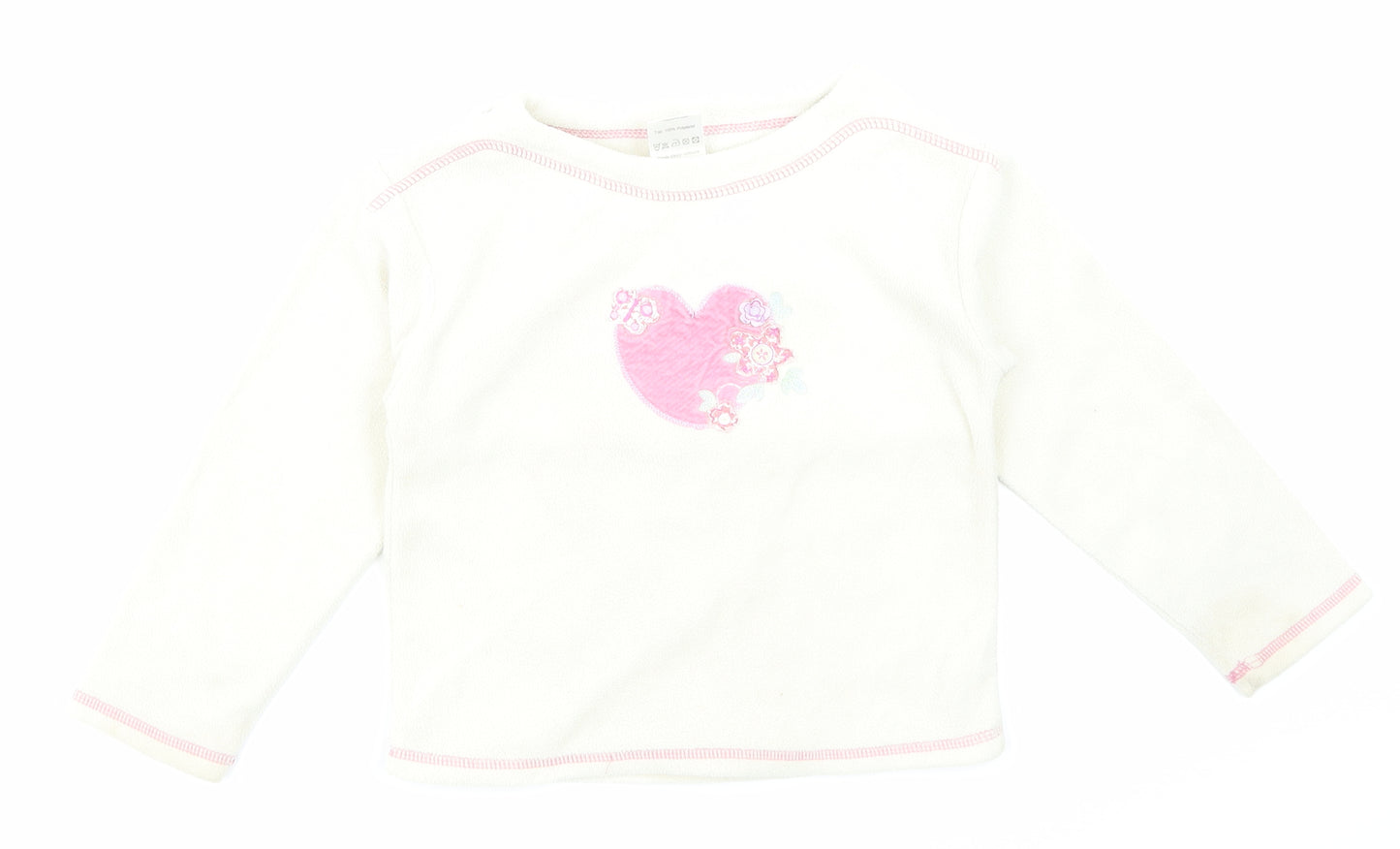 kidz Girls Beige   Pullover Hoodie Size 2 Years