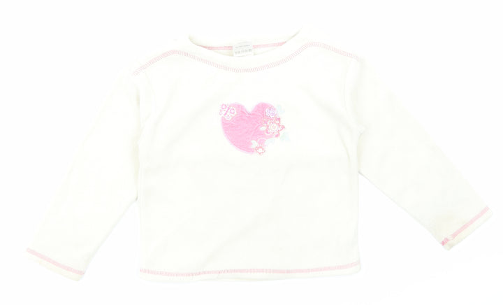 kidz Girls Beige   Pullover Hoodie Size 2 Years