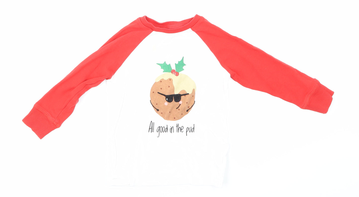 NEXT Boys White   Basic T-Shirt Size 3 Years  - christmas