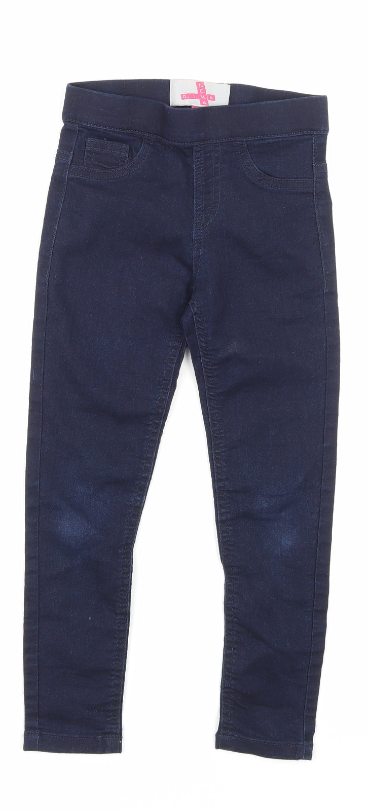 Diva Girls Blue  Denim Jegging Jeans Size 4-5 Years
