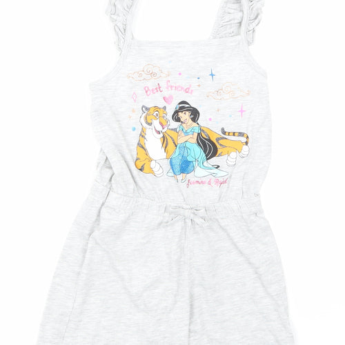 George Girls Grey   Playsuit One-Piece Size 4-5 Years