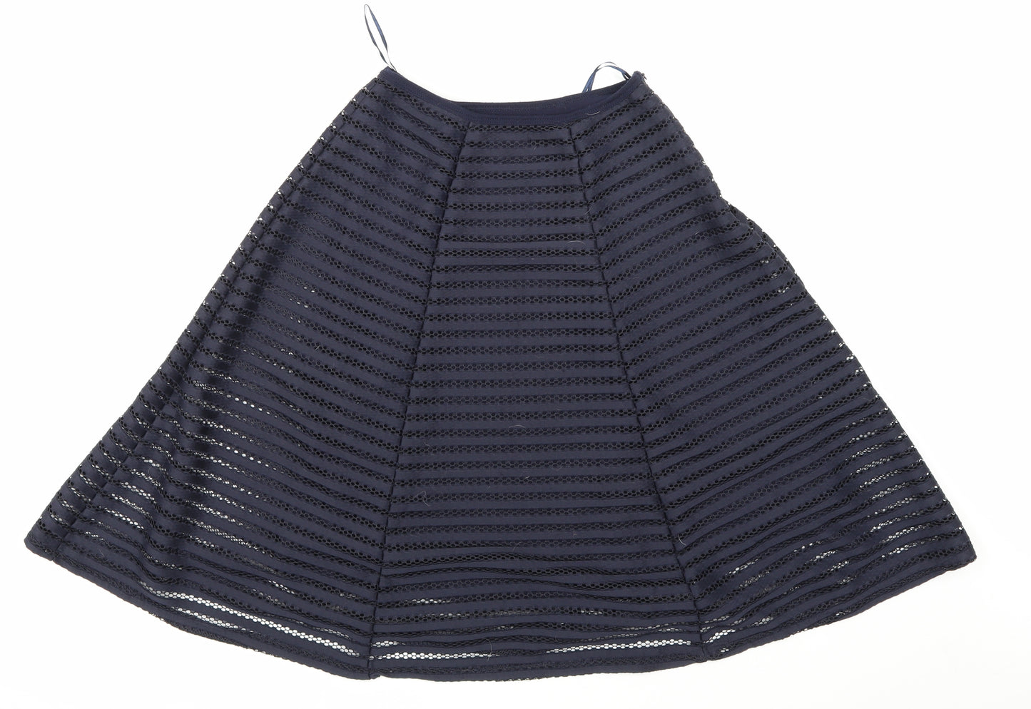Apricot Womens Blue  Lace Skater Skirt Size 10