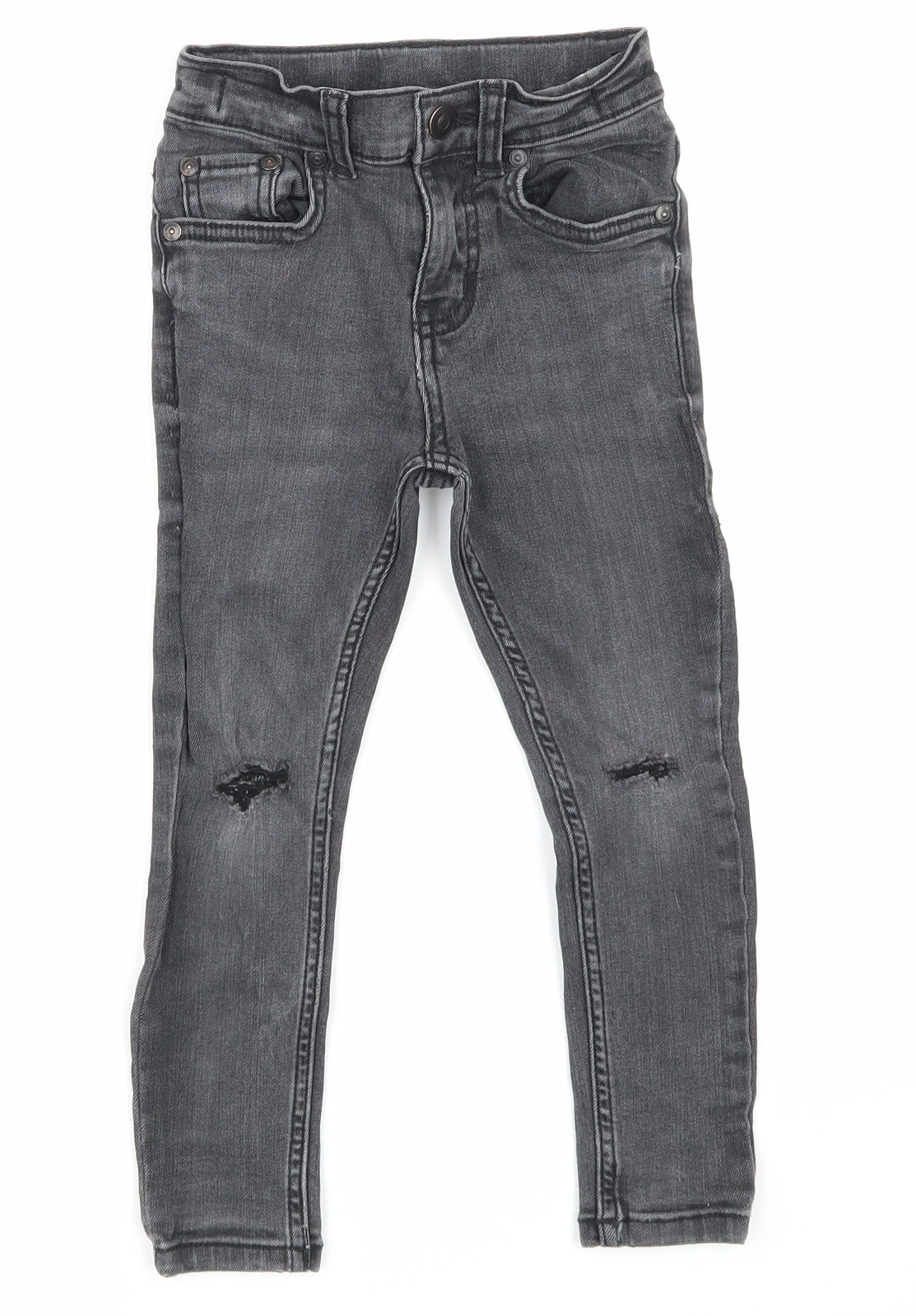 TU Boys Black  Denim Skinny Jeans Size 4 Years