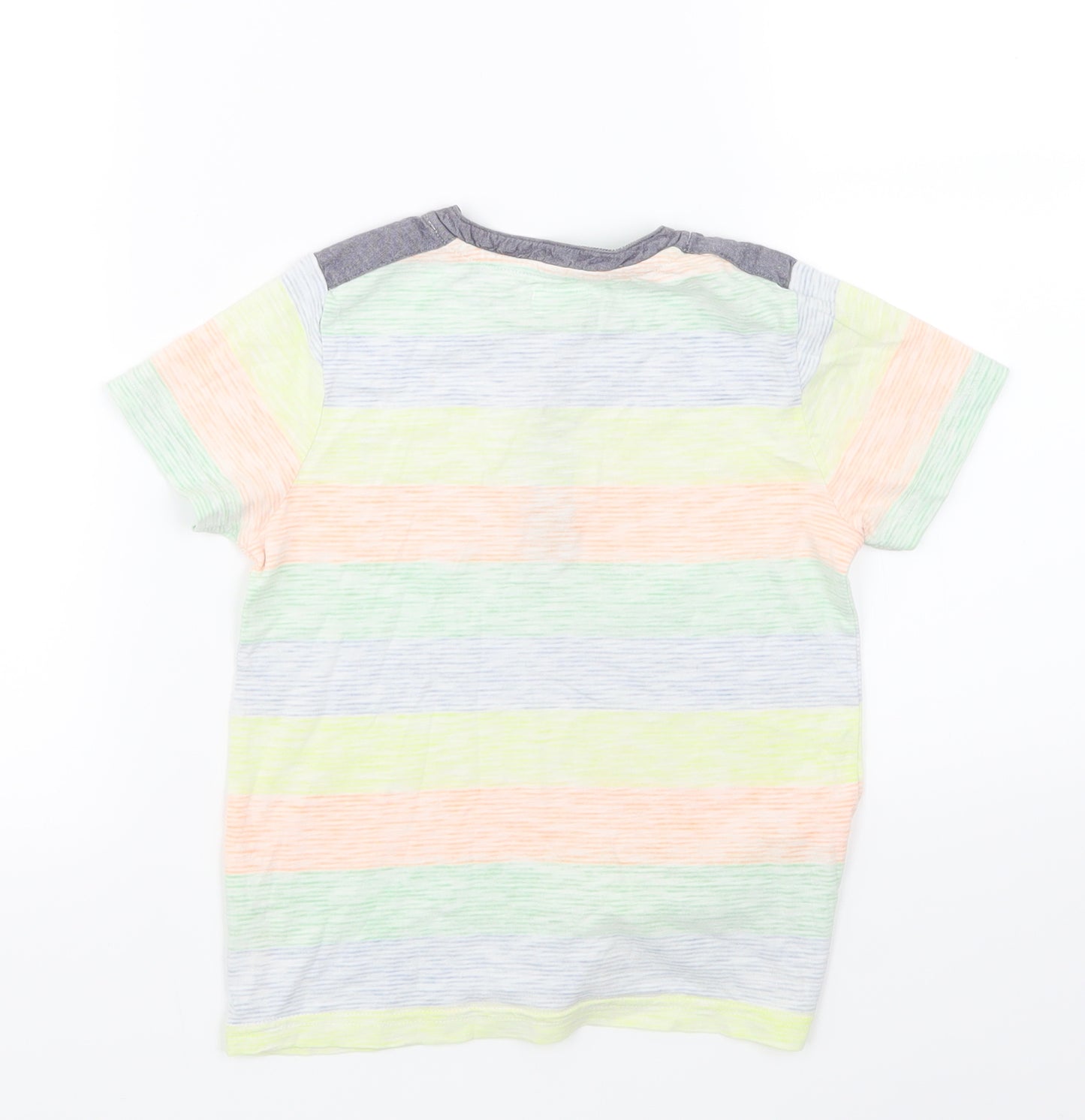 F&F Girls Blue Striped  Basic Button-Up Size 2-3 Years