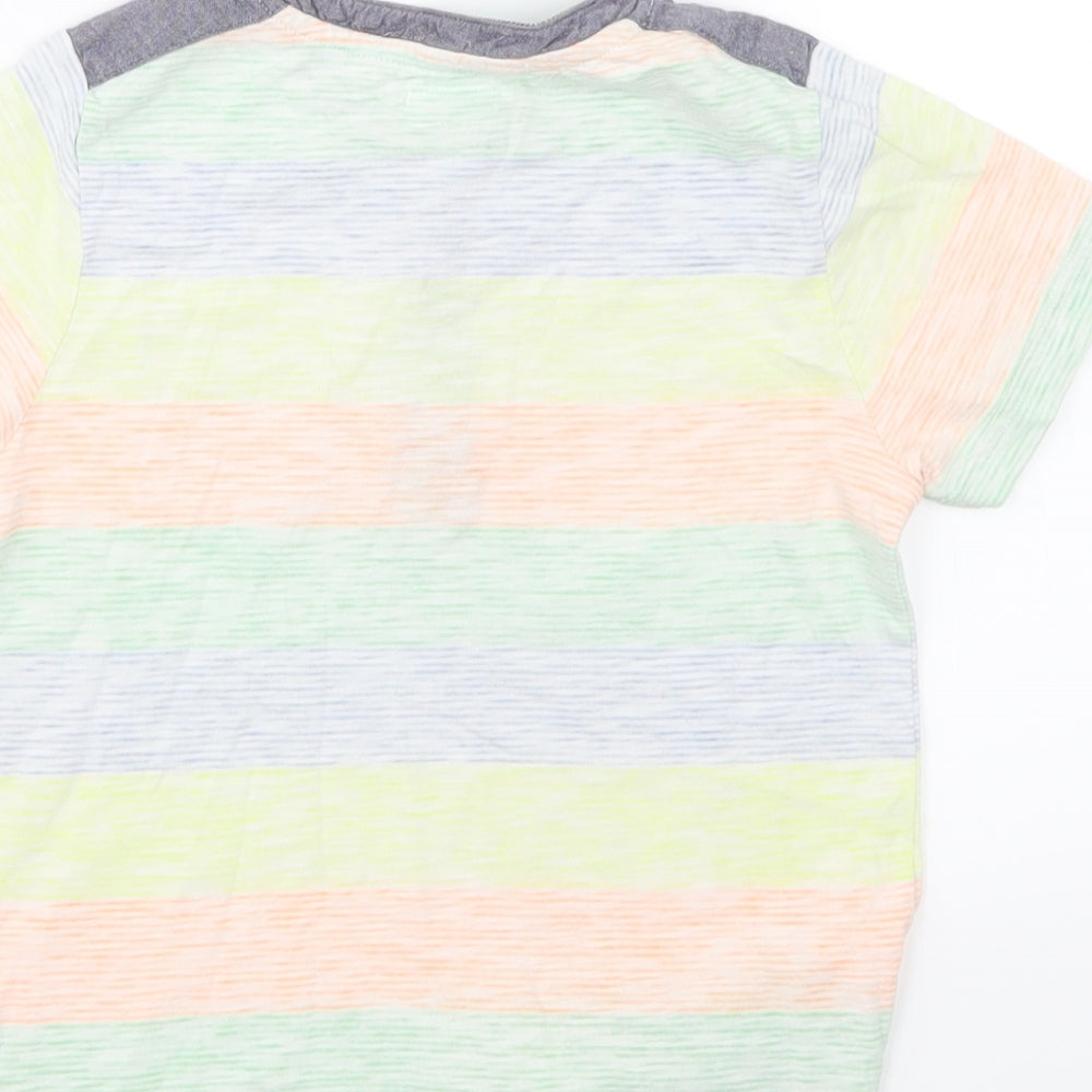 F&F Girls Blue Striped  Basic Button-Up Size 2-3 Years