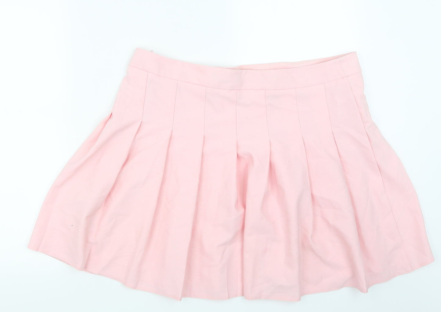 NEWLOOK Womens Pink   Pleated Skirt Size 18