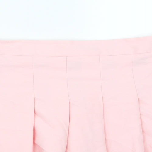 NEWLOOK Womens Pink   Pleated Skirt Size 18