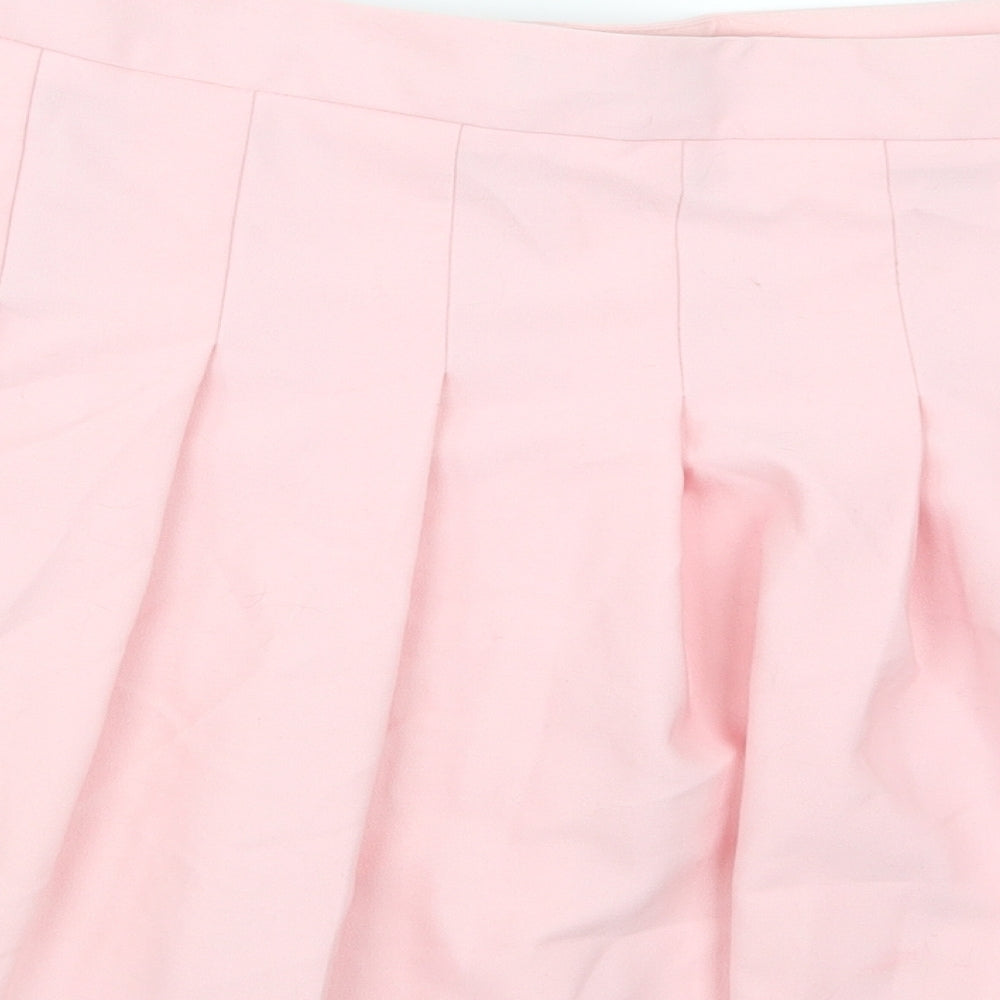 NEWLOOK Womens Pink   Pleated Skirt Size 18