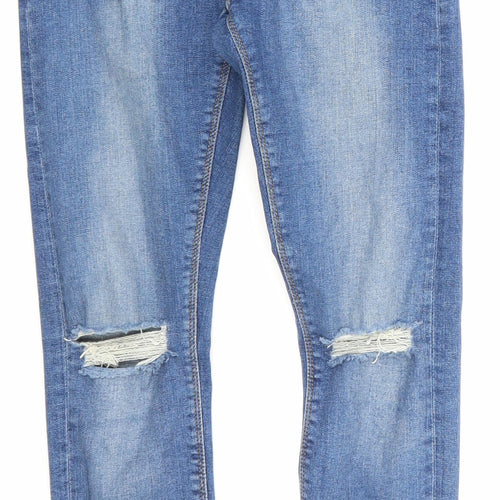 Topshop Womens Blue  Denim Skinny Jeans Size 26 in L28 in