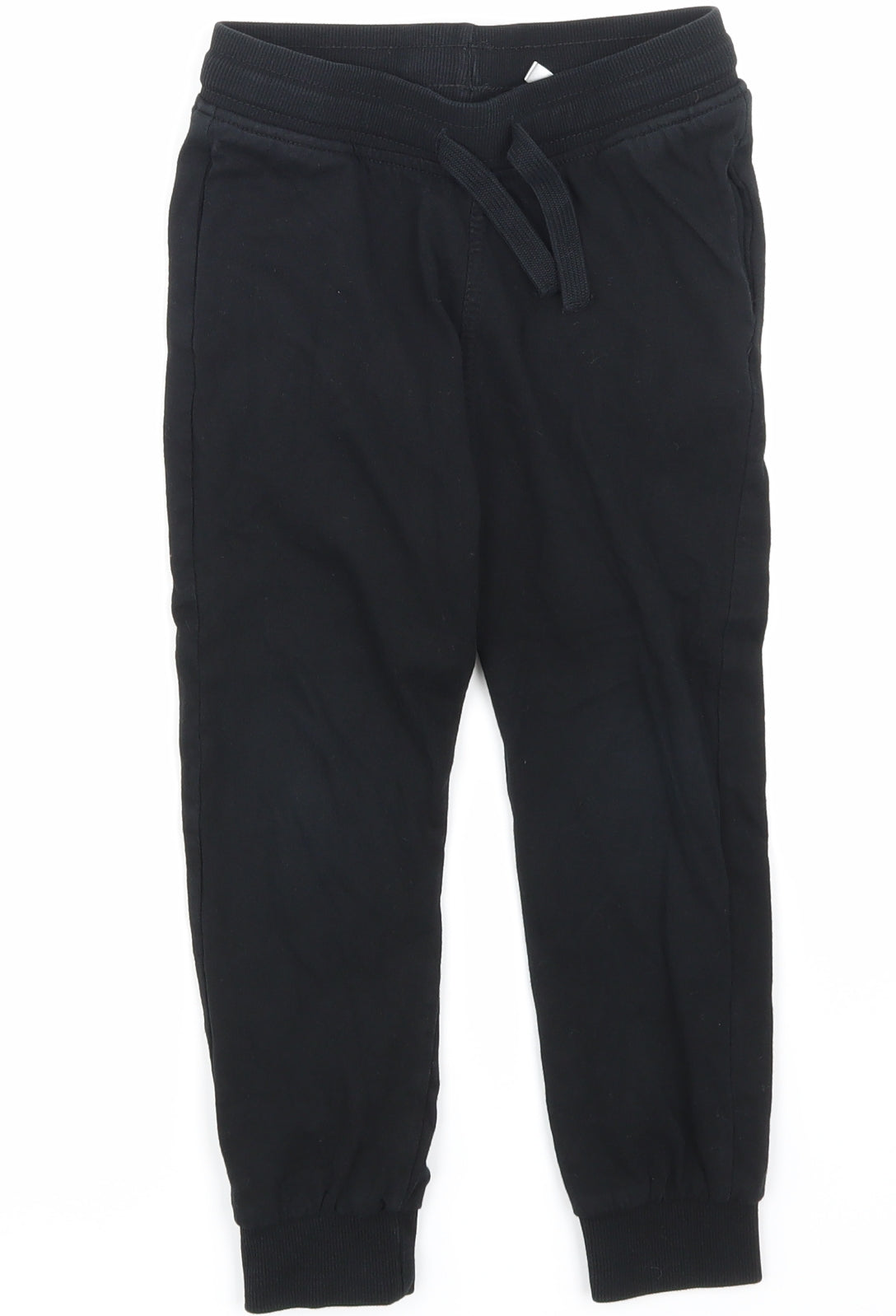 H&M Boys Black   Jogger Trousers Size 5-6 Years