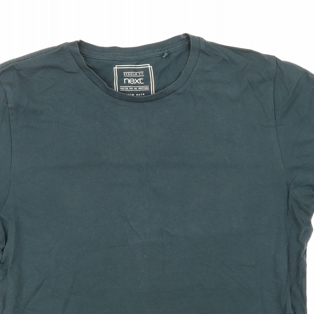 NEXT Mens Green    T-Shirt Size M