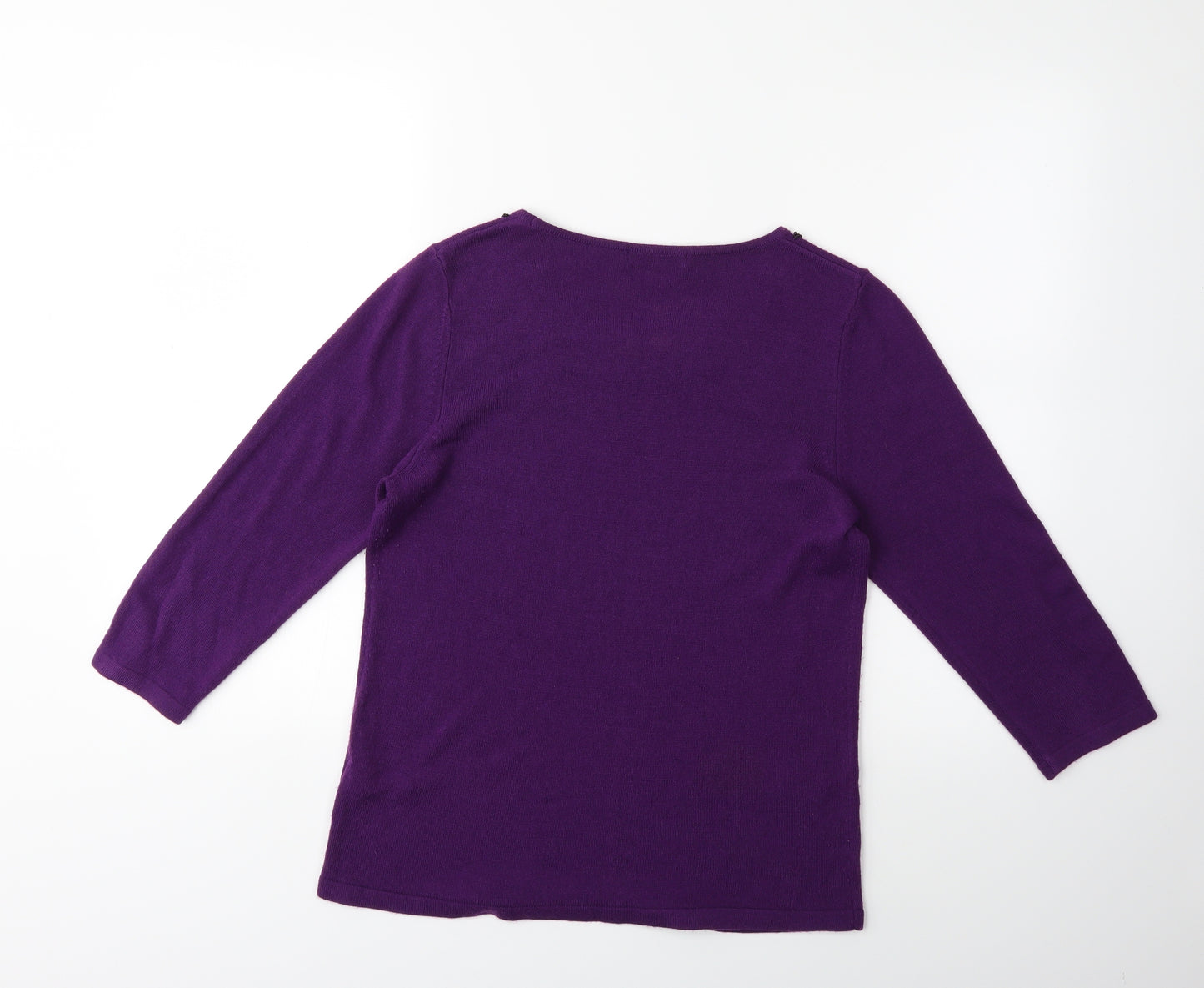 Marks and Spencer Womens Purple   Pullover Jumper Size 12