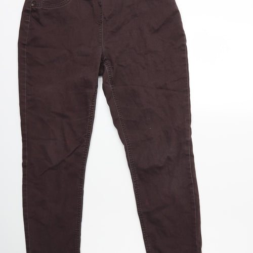 George Womens Red  Denim Skinny Jeans Size 30 in L25 in