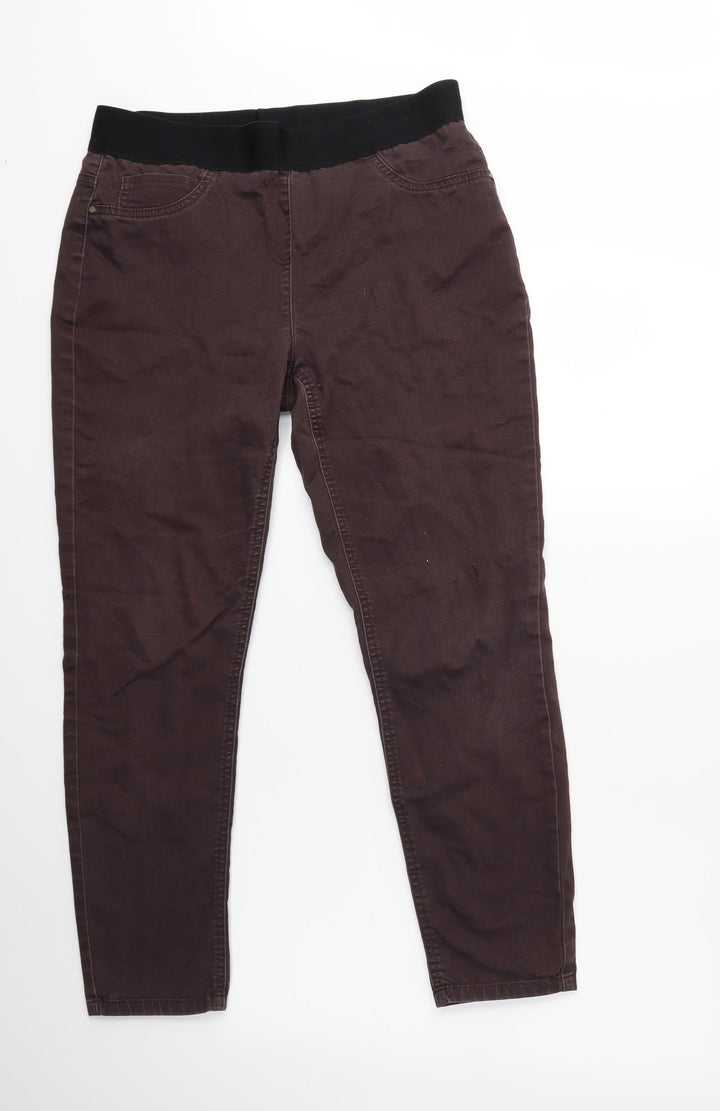 George Womens Red  Denim Skinny Jeans Size 30 in L25 in