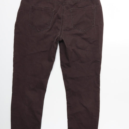 George Womens Red  Denim Skinny Jeans Size 30 in L25 in