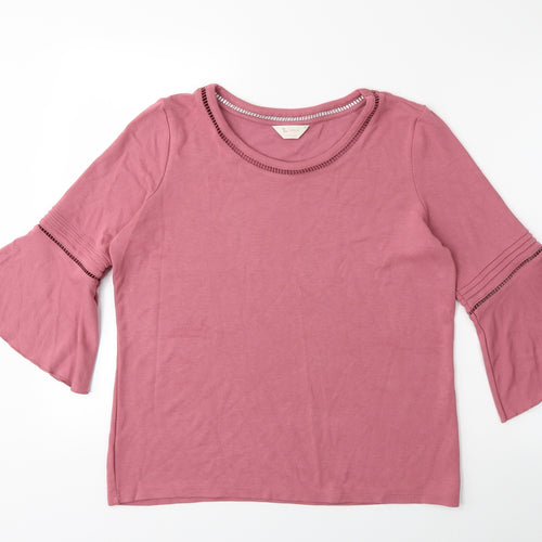 TU Womens Pink   Pullover Sweatshirt Size 14