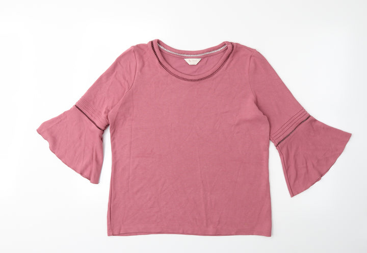 TU Womens Pink Pullover Sweatshirt Size 14