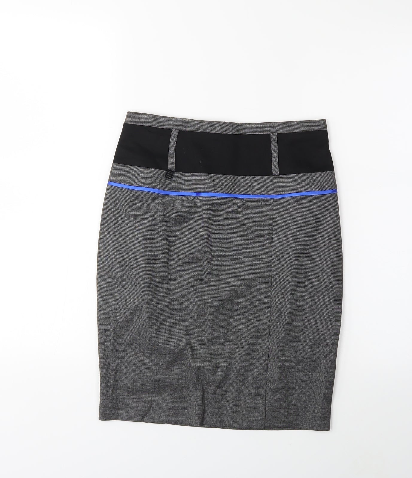 River Island Womens Grey   Straight & Pencil Skirt Size 8