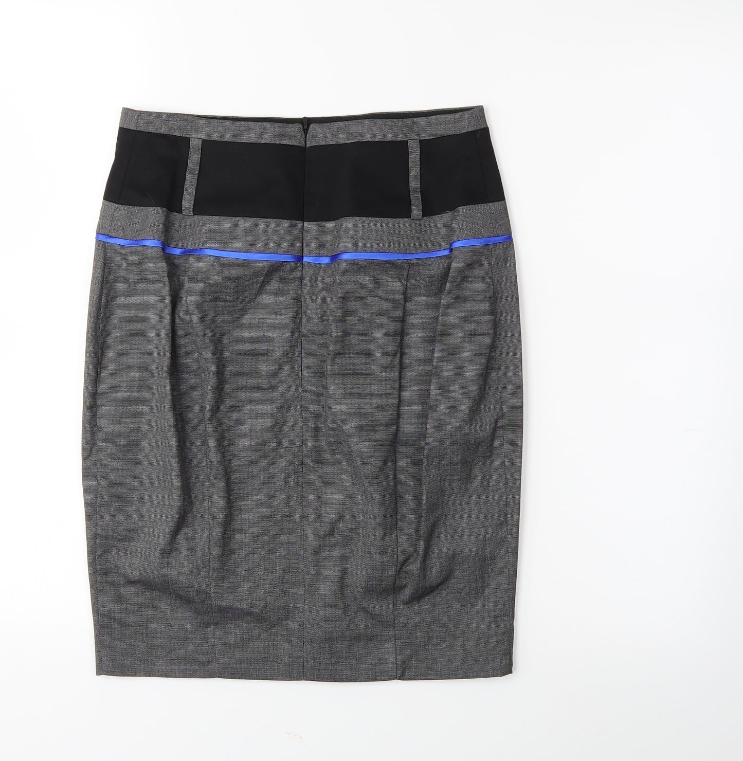 River Island Womens Grey   Straight & Pencil Skirt Size 8