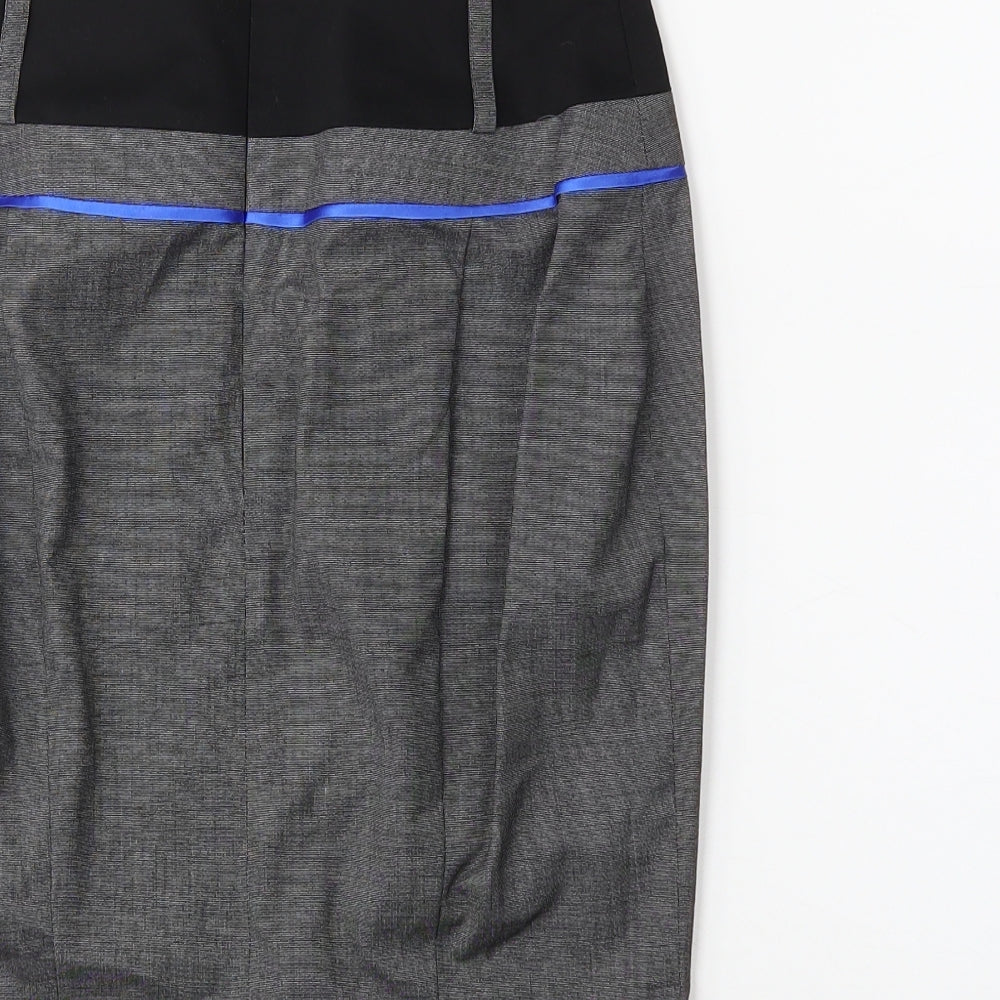 River Island Womens Grey   Straight & Pencil Skirt Size 8