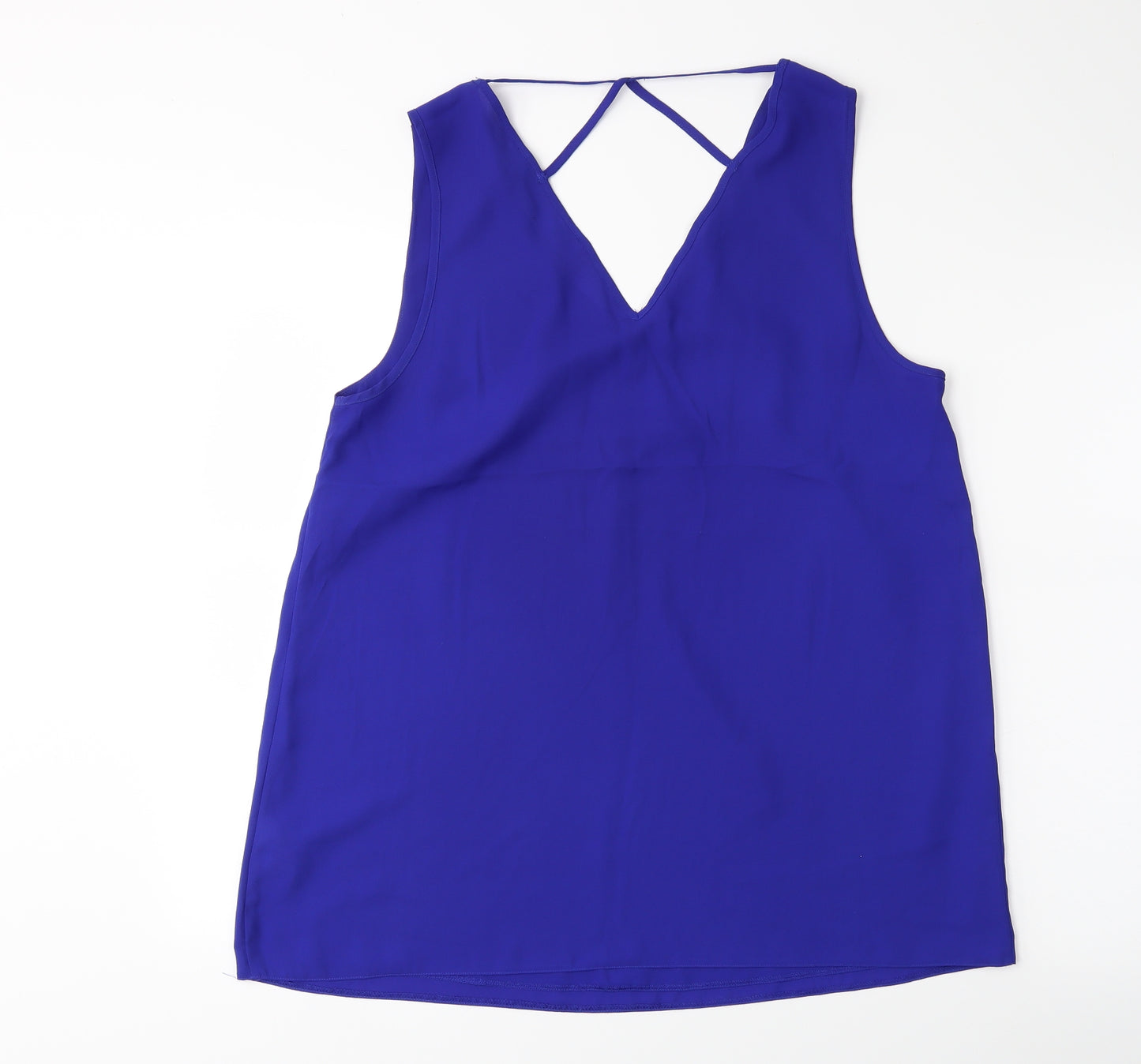 Dorothy Perkins Womens Blue   Basic Tank Size 14